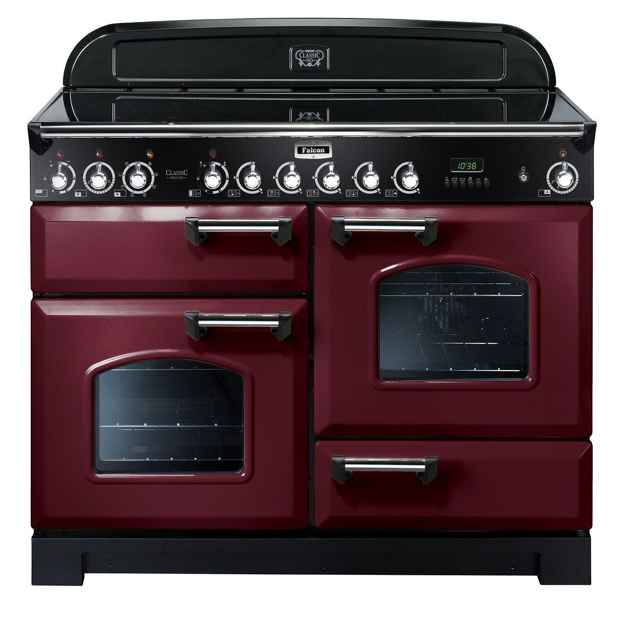 Falcon CDL110ECCYCEU - Fornuis - Rood - 110 cm breed