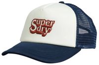 Superdry Vintage Trucker Pet Wit, Blauw