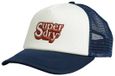 Superdry Vintage Trucker Pet Wit, Blauw