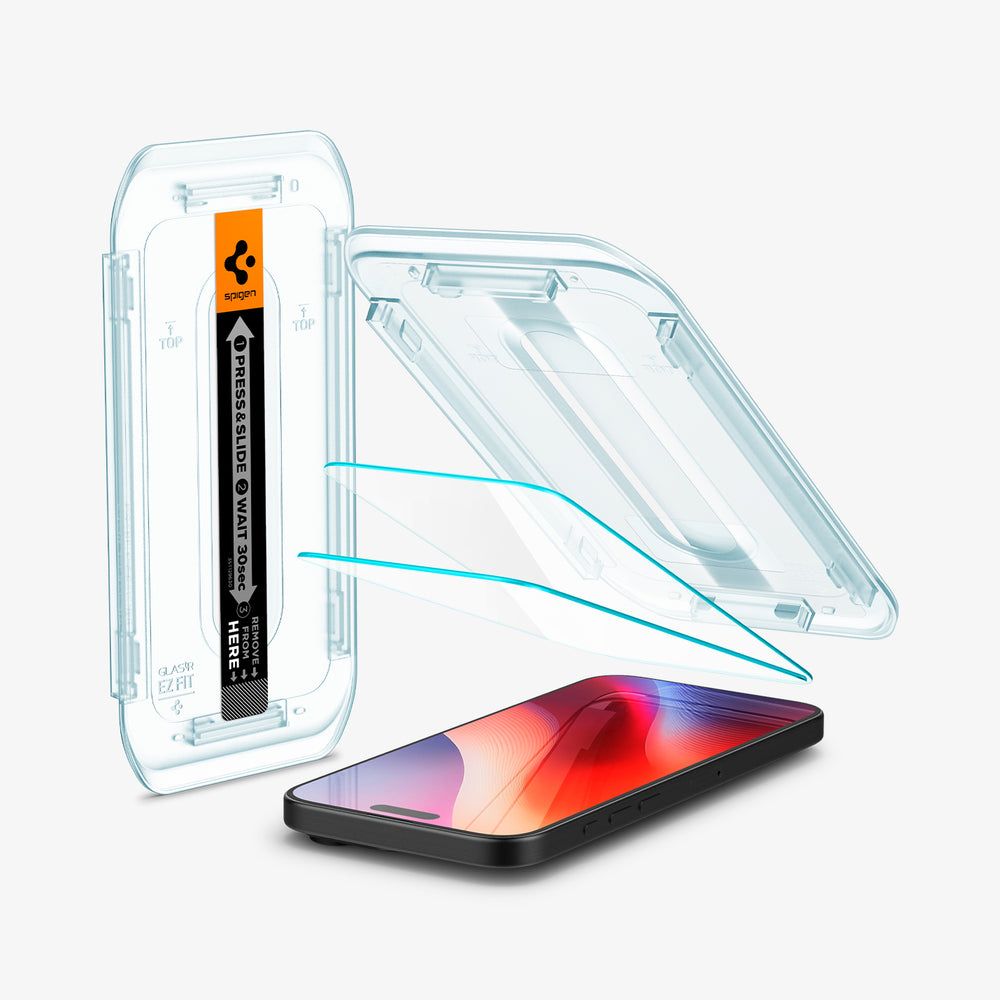 Spigen Screenprotector iPhone 17 Pro Max / 16 Pro Max - Tempered Glas - 2 stuks