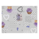 NORFTUFTING "Lauris Gris" Nappe cirée ronde 140 cm