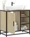 Maison Exclusive - Meuble sous-lavabo pour salle de bain en chêne Sonoma, dimensions 65x33x60 cm