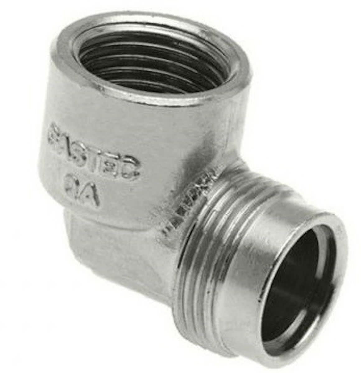 Bonfix Comfort aansluiting haaks 3/8 chroom 8717845813055