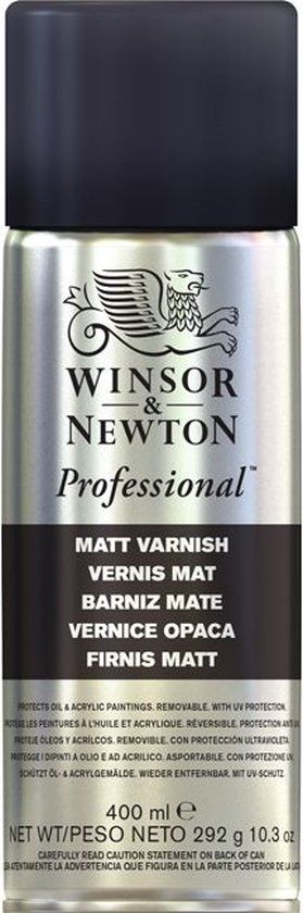 Winsor & Newton Oil Paint Varnish Spray Matte (400 ml)