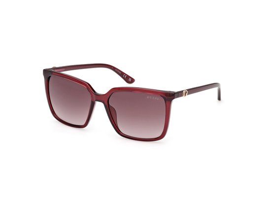 Guess GU00258 Dames Zonnebril Rood, Roze Gradient Brown/CAT3 Vrouw