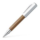 Faber-Castell 147518 - rollerball Ondoro gerookt eiken, vulling: 0,5 mm, kleur schacht: bruin