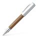 Faber-Castell 147518 - rollerball Ondoro gerookt eiken, vulling: 0,5 mm, kleur schacht: bruin