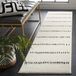 Safavieh Melody Collection Geometrisch tapijt voor woonkamer, eetkamer, slaapkamer - korte pool, ivoor en zwart, 67 x 244 cm