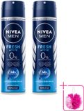Nivea Men Fresh Active Deodorant Spray 2 x 150 ml