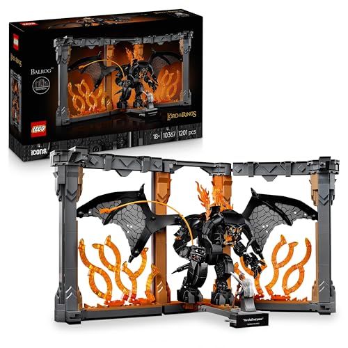 LEGO Icons Boekensteun: The Lord of the Rings – Balrog Set - 10367