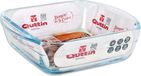 Quttin Serveerschaal Kristal Vierkant 1,1 L