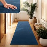 Paco Home Moderne woonkamer tapijt kortpolig wasbaar zacht uni effect bont antislip 80x150 cm