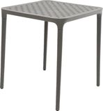 Merkloos Tafel Porto kunststof 65x65cm antraciet Tuintafels