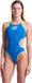 Arena Badpak One Double Cross Back One Piece Blauw-Oranje-Groen