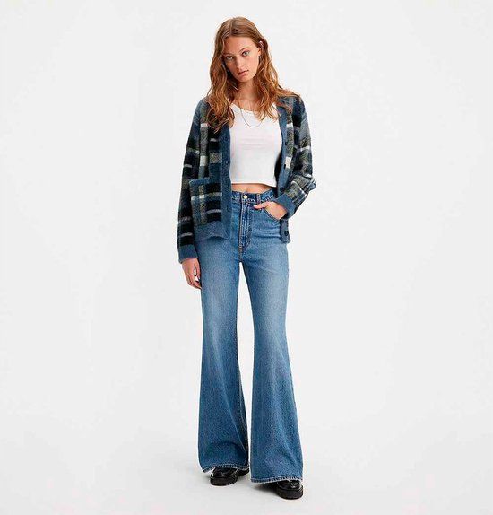Levi's Ribcage Spijkerbroek Blauw W27 x L32 Vrouw
