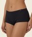 Undiemeister Hipster Dames Korte Pijpjes Slim Fit Platte Naden Tencel - Volcano Ash (Zwart) - Maat M