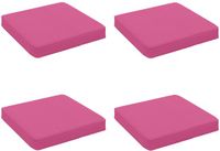 vidaXL - Zitkussens - VUGHT - 4 stuks - Roze