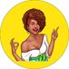 Bonateks Ronde digitaal bedrukte muismat