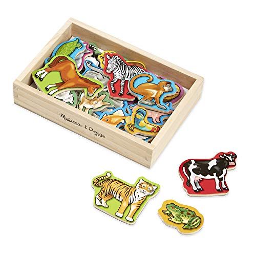 Melissa & Doug Wooden Animal Magnets (20 Pieces)