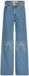 Vingino Cato Bow Meisjes Jeans - Mid Blue Wash - Maat 116