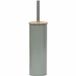 Tendance Toilet/badkamer toiletborstel met houder - Bamboo Vibe - olijfgroen - D10 x H40 cm