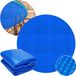 ECD Germany bâche solaire piscine bâche solaire piscine ronde Ø 600 cm bleu isolant 400µm