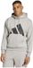 Adidas Essentials Big Logo Fleece Hoodie Grijs S Man