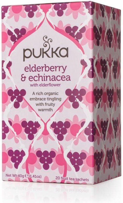 Pukka Biologische thee - Elderberry & Echinacea - 1 stuk