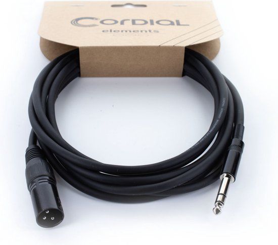 Cordial EM 3 MV Microfoonkabel - 3m - Zwart