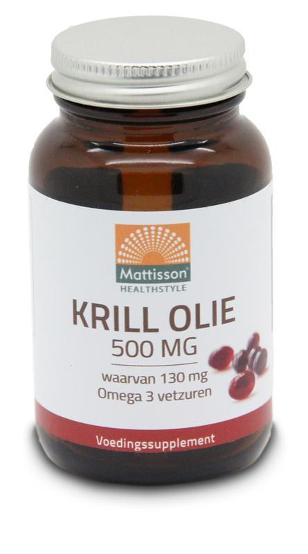 Mattisson Krill Olie 500mg Capsules