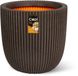 Capi Europe Bloempot bol Groove NL 54x52 Donkerbruin