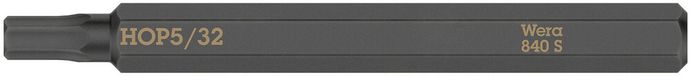 Wera 840 S Hex-Plus binnenzeskantbits voor slagschroevendraaier, 5/32" x 70 mm - 05018155001