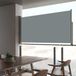 Maison Exclusive - Parasol rétractable avec panneaux latéraux, 80x300 cm, gris