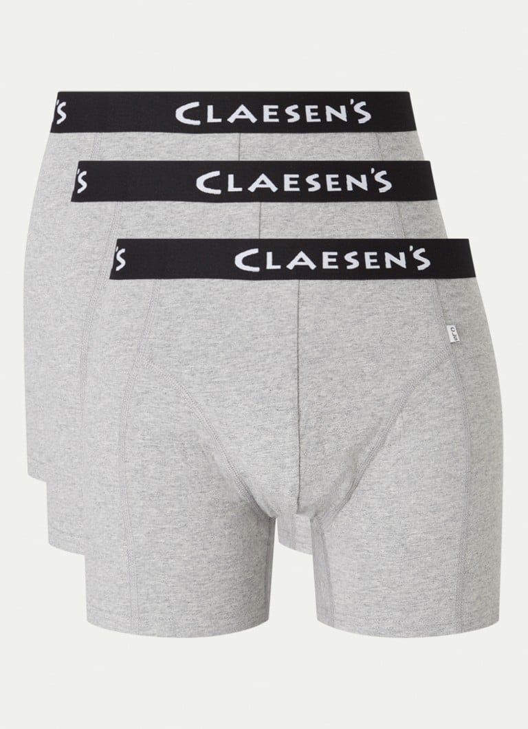 Claesen's Boxershorts - 3-pack - met logoband