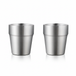 Maxcook Tasses en acier inoxydable 304, 260 ml, lot de 2, empilables, à double paroi, petites tasses pour la maison, le restaurant, la fête et le camping, MCB4560