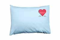 Bona Basics Decoratieve kussenhoes Lichtblauw 50x35 cm