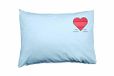 Bona Basics Decoratieve kussenhoes Lichtblauw 50x35 cm