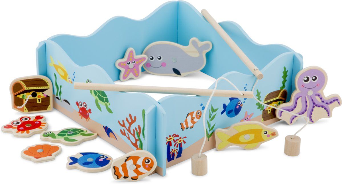 New Classic Toys Educatief Spel - Blauw - Hout - Unisex