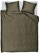 Beddinghouse Change dekbedovertrek - Effen - Tweepersoons - 200x200/220 - Olive Green