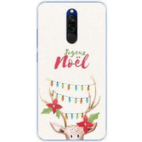 Xiaomi Redmi 8 Beschermende Siliconen Case Lichtgevend Rendier