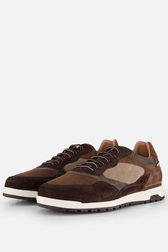Van Lier Sneakers bruin Suede - Maat 43