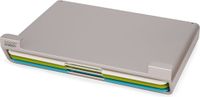 Joseph Joseph Folio Slim 3-delige snijplankenset met opbergstandaard onder plank, ruimtebesparend, veelkleurig, Groot