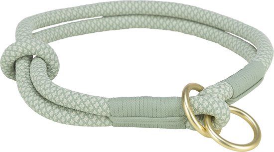 Trixie Halsband Hond Soft Half-Slip Saliegroen/Mint 30X0,6 cm