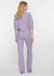 Geisha Broek Tweed Melange Broek 51224 20 Off-white/lilac Dames Maat - S