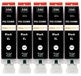 Canon 5 cartouches d'encre XL, noir, pour PGI-550, PIXMA iP7250, MG5650, MX925