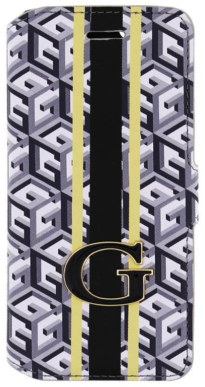 Guess GUFLBKP6GCUBK iPhone 6 hoesje zwart/wit