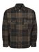 JACK & JONES Tussenjas 'JORRoxbury' cappuccino / antraciet / roestrood / zwart