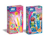 Clementoni Idea - Create Your Pens Bundle - 6 pennen Fantasy en Monster - 84075