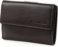 bruno banani Leren Portemonnee Cryptalloy Wallet Zip With Flap Brown Bruine