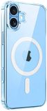 Selected by GSMpunt.nl Transparant Hoesje Geschikt voor Apple iPhone 16 | Compatibel met MagSafe | Schokbestendig TPU | Back Cover met Magneet | Dun | Flexibel | Shockproof | Doorzichtig